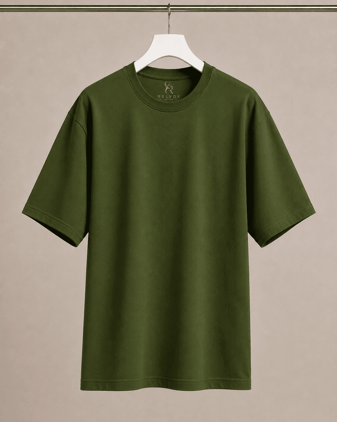 RELVOX Essential Oversized T-Shirt – OLIVE