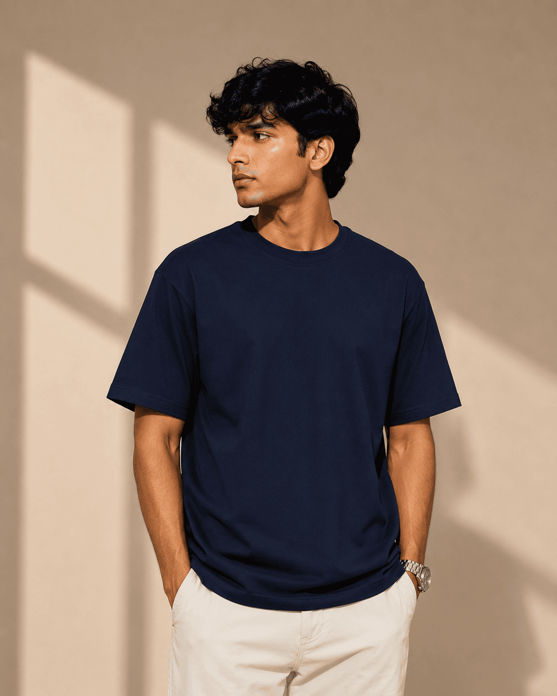 RELVOX Essential Oversized T-Shirt – Navy